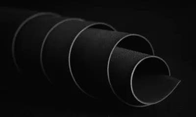 A roll of EPDM rubber used for waterproofing membranes